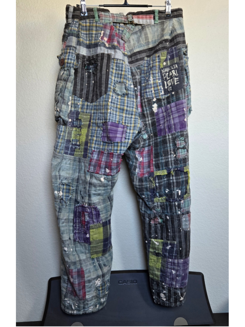 Magnolia Pearl Patchwork Pants Cotton OS - Picture 7 of 11